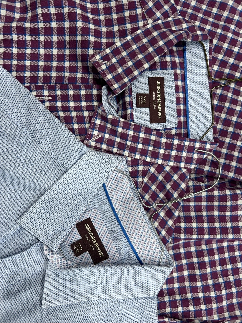 Johnston & Murphy long sleeve Dress Shirt bundle of 2